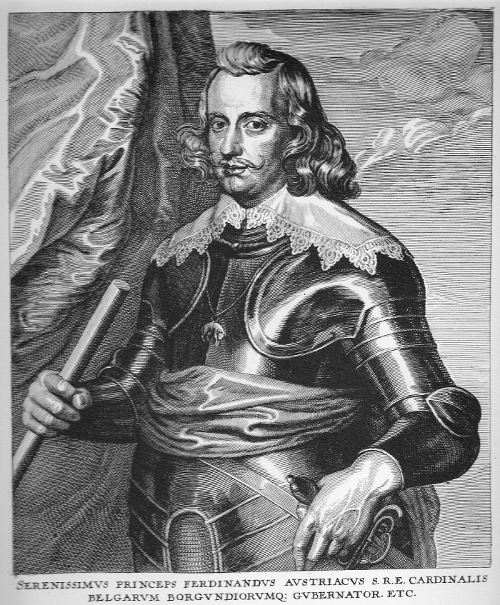 Ferdinando de Austria, Stich nach Antonius van Dyke, in Privatbesitz