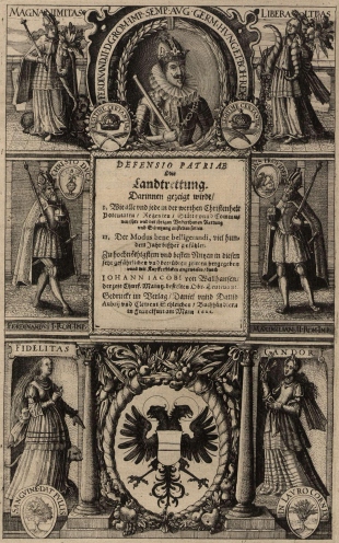 Titelblatt: Johann Jakobi von Wallhausen, Defensio Patriae oder Landrettung